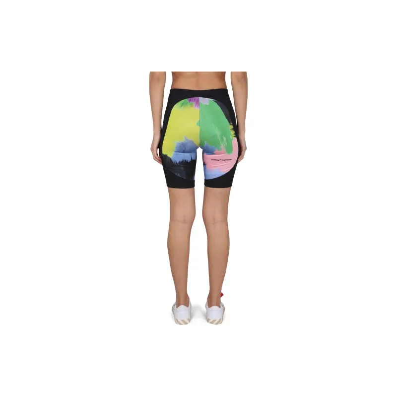 OFF WHITE Casual Shorts Women's Multicolor-1
