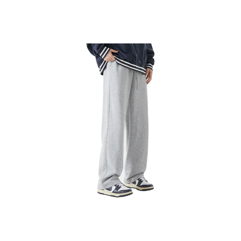NCAA Knitted Sports Pants Unisex Gray-2