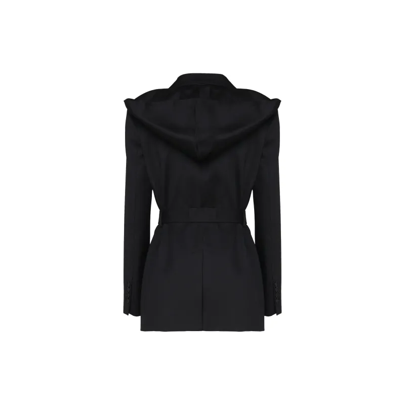 PINKO Single-Breasted Belted Blazer-1