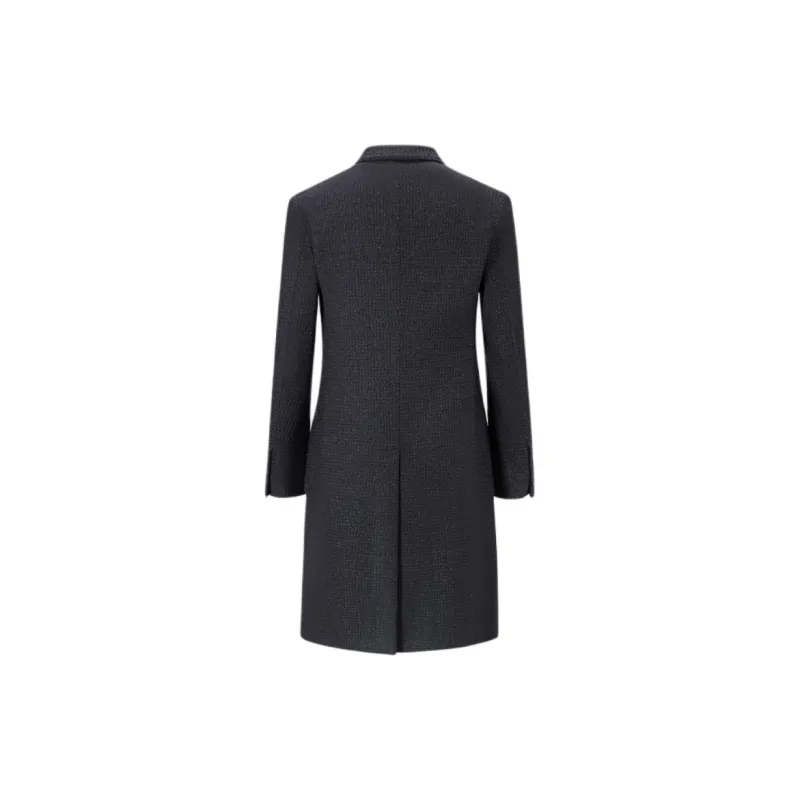 LARDINI Coats Men's Black Navy Blue-2