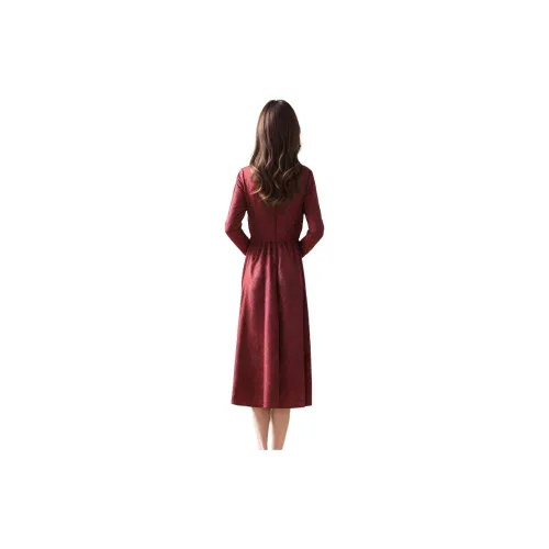 Mapping Long Sleeved Dresses Women's
