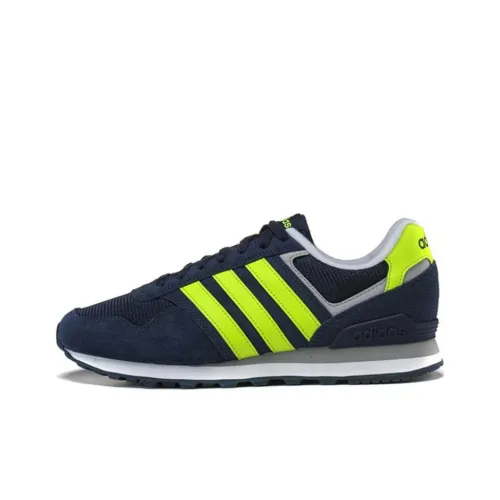 adidas simons Neo 10K Anti-Slip Wear-Resistant Low-Top Casual Running Shoes Men's Blue