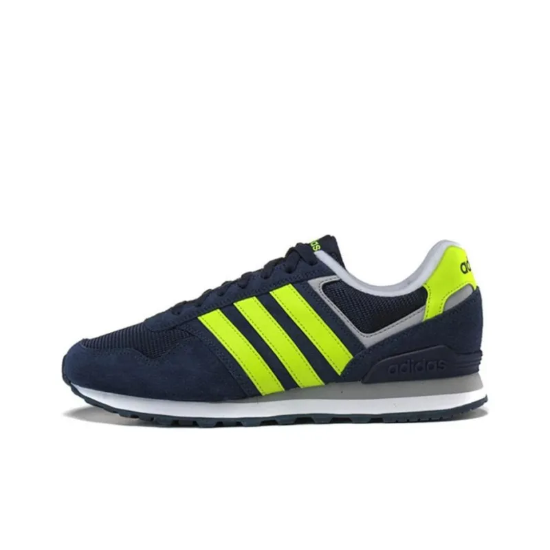Adidas Neo 10K Anti-Slip Wear-Resistant Low-Top Casual Running Shoes Men's Blue-0