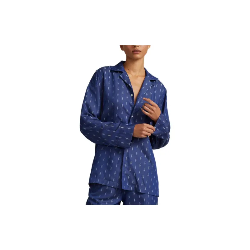 Polo Ralph Lauren SS24 Pajama Set Women's Dark Blue-2