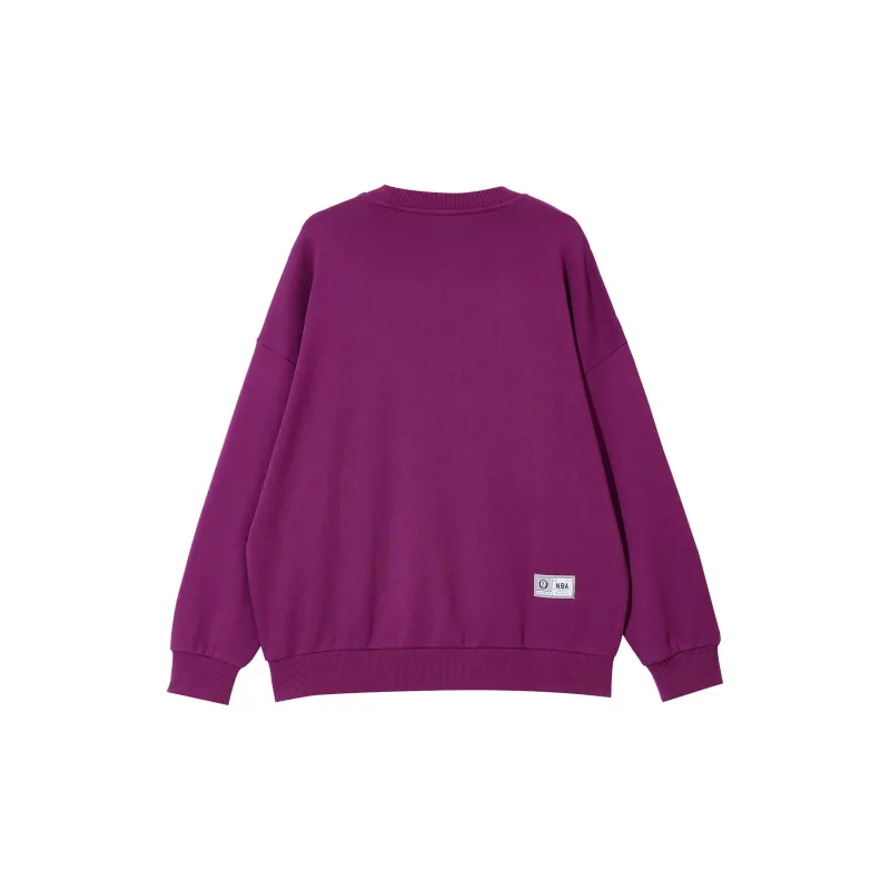 JACK JONES· x NBA Sweatshirt Men's Rose Purple-1