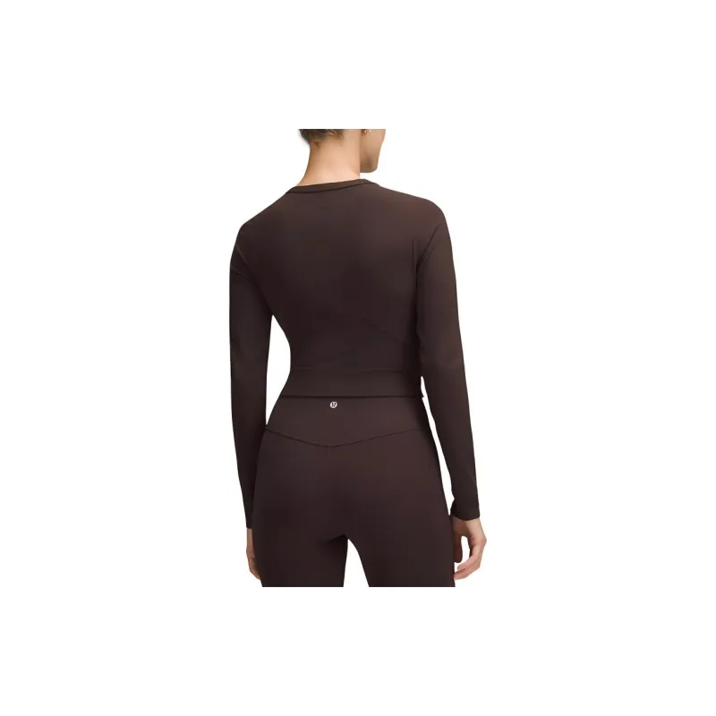 Lululemon Nulu™Cropped Collection Shirt Women's Black-4