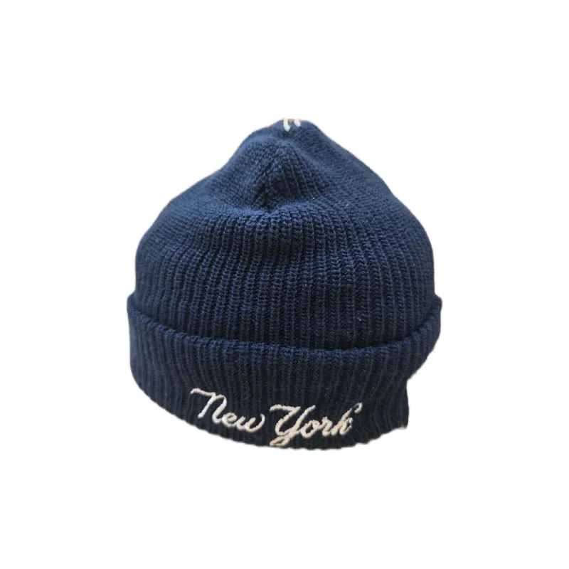 New Era Polyacrylic Beanies Unisex Blue-2