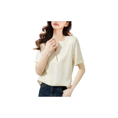 Wbwq Chiffon Shirts Women's