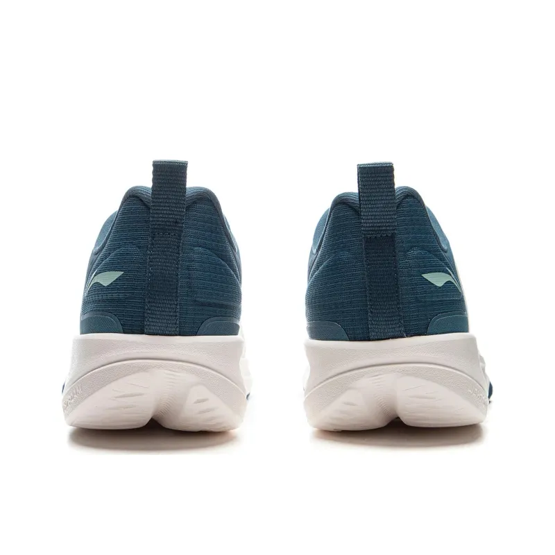 LiNing Lan Guang Shock Absorbers Slip Resistant, Abrasion Resistant, Breathable Low Top Training Shoes Men's White Cyan-4
