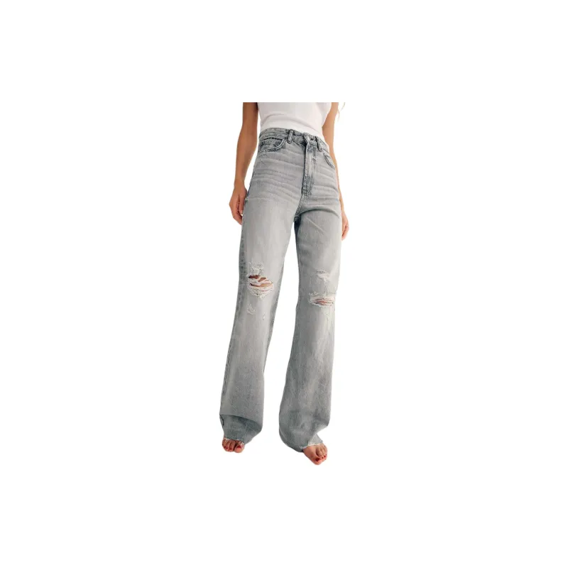 ZARA Jeans Women's Light Gray-2