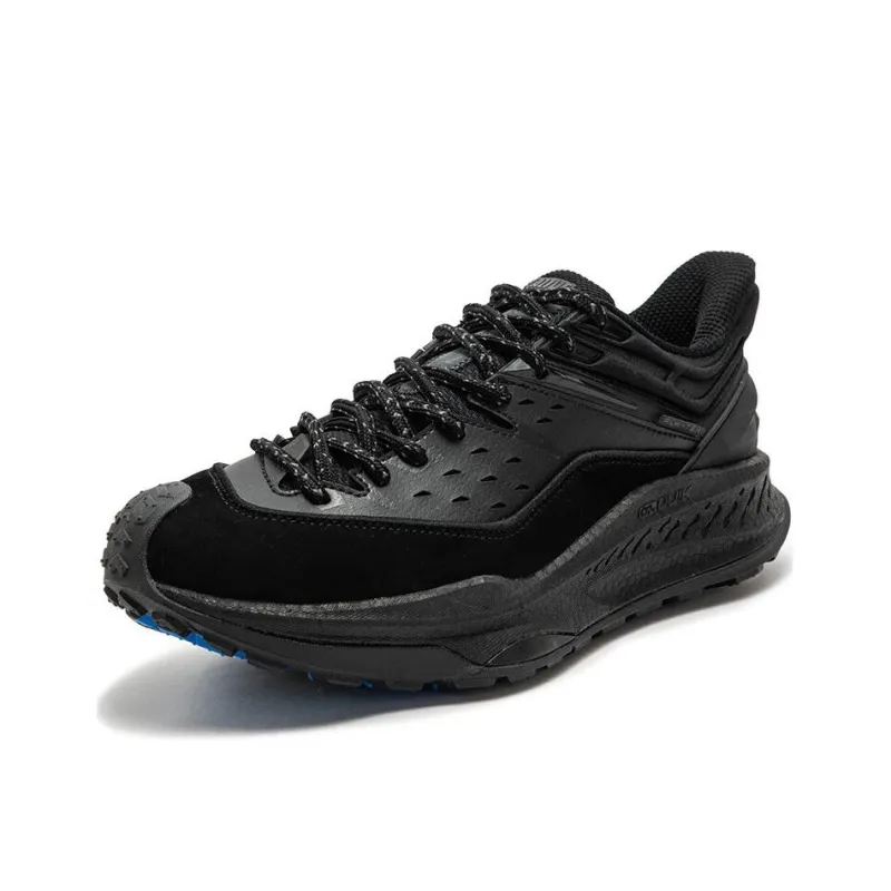 361° Military Sunset Series Cushioned Wear Resistant Water Resistant Slip Resistant Low Top Running Shoes Men's Black-1