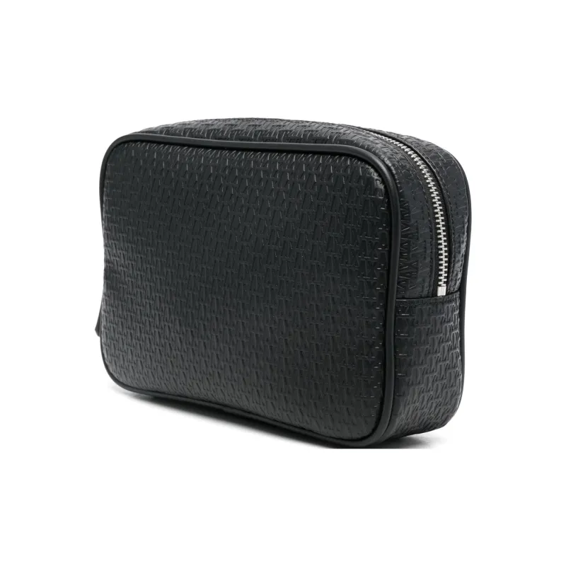ARMANI EXCHANGEAE PU Polyurethane Clutch Men's Black-1