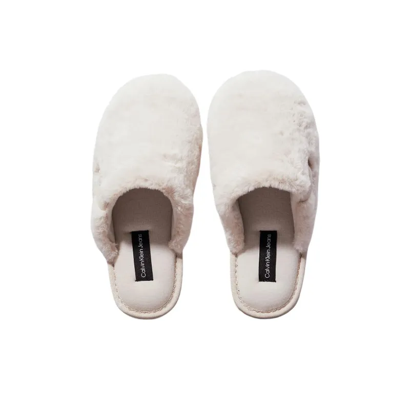 CKJ CALVIN KLEIN JEANS Wrap toe Slippers Women's White-3