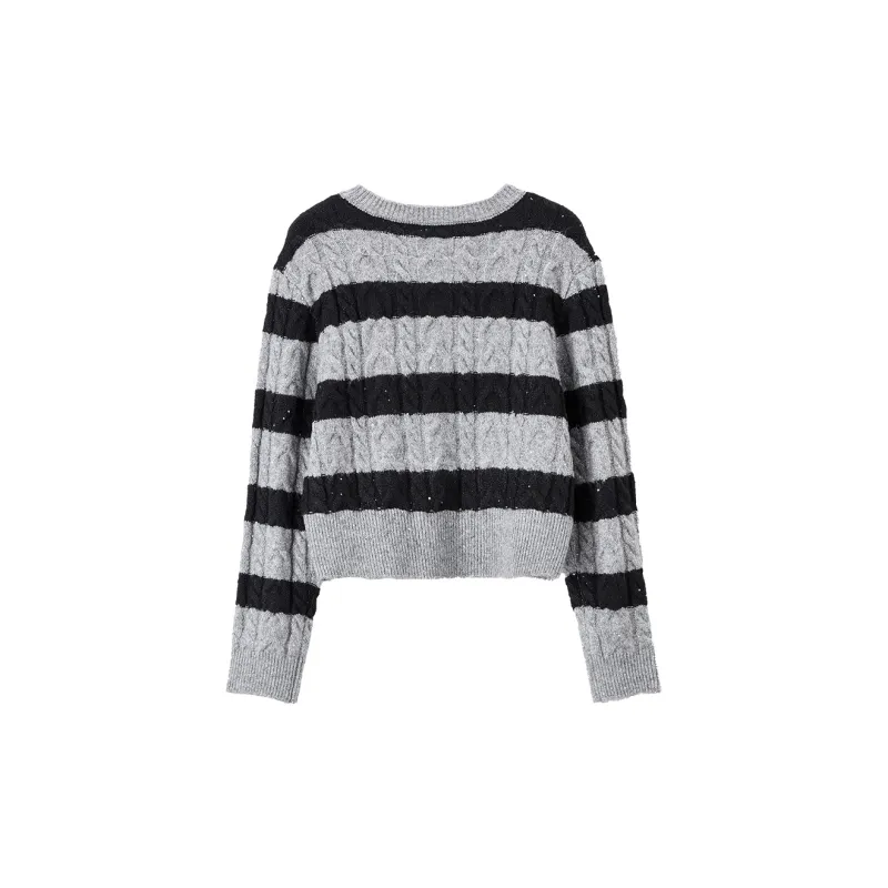 XIANGYING Knitwear Women's Gray-1