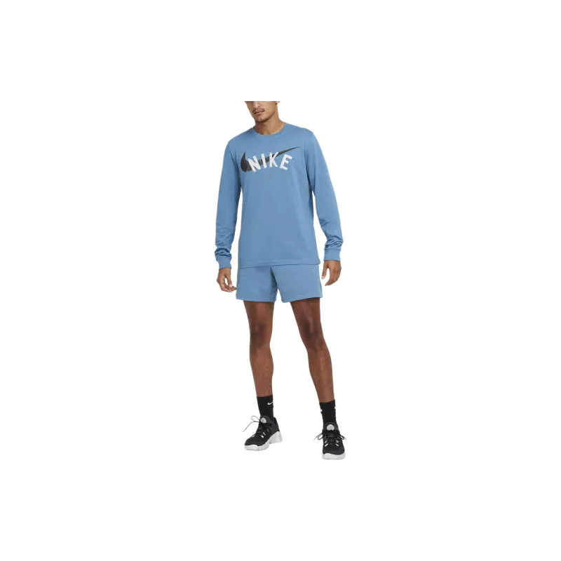 Nike Men's Dri FIT Long Sleeve Fitness T Shirt-2