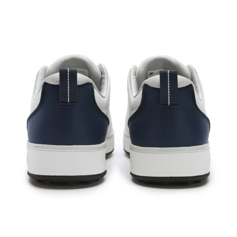 FILA Anti Slip Wear Resistant Low Top Golf Shoes Men's White-5