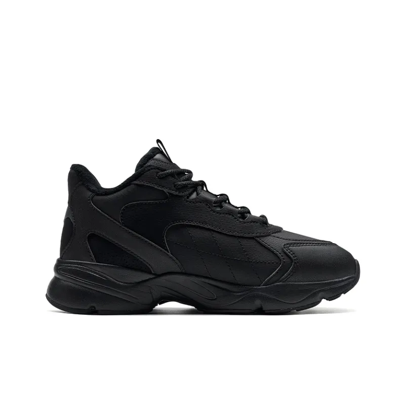 XTEP Nomadic Wear Resistant Slip Resistant Low Top Casual Shoes Women's Black-1