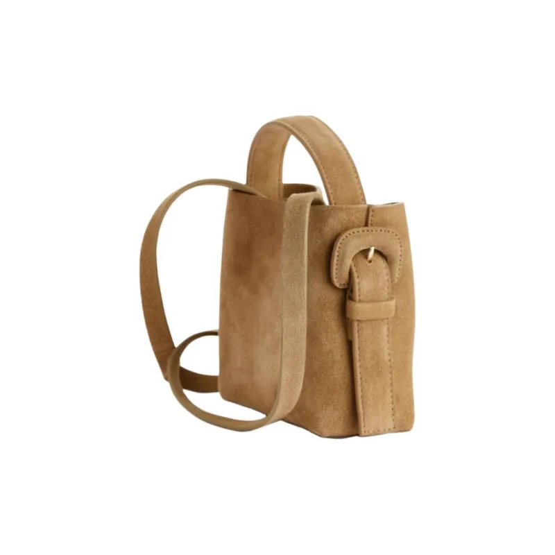 ARKET Cow Leather Tote Bag Shopping Bag Shoulder Bags Small Size Women's Beige-3