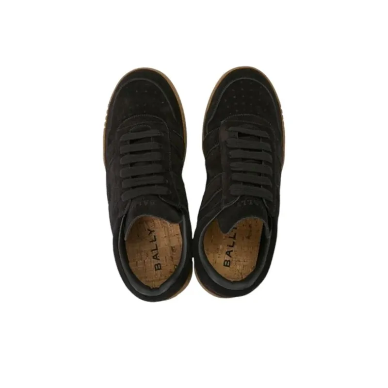 BALLY Weky Low Top Skateboard Shoes Men's Black-4