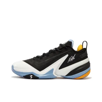 361° Cushioning Anti Slip And Wear Resistant Low Top Basketball Shoes Men's Black White