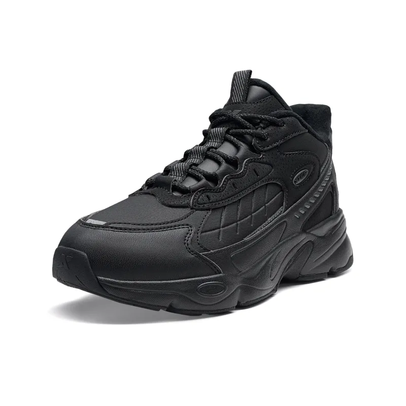 XTEP Nomadic Wear Resistant Slip Resistant Low Top Casual Shoes Women's Black-2