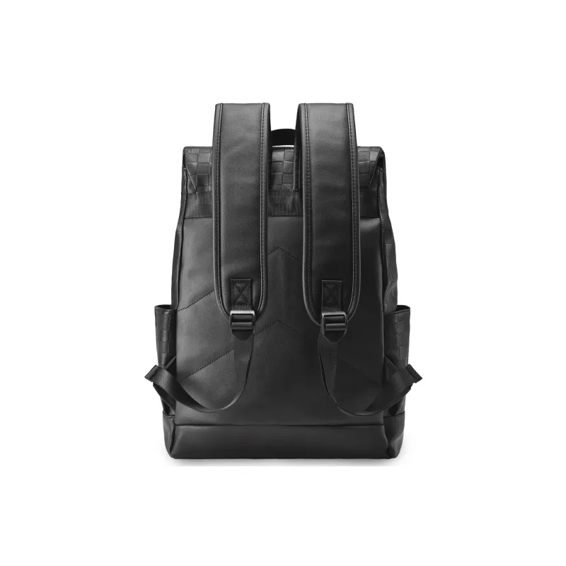 ONRF PVC Backpacks Backpack Laptop Bags Unisex Black-3