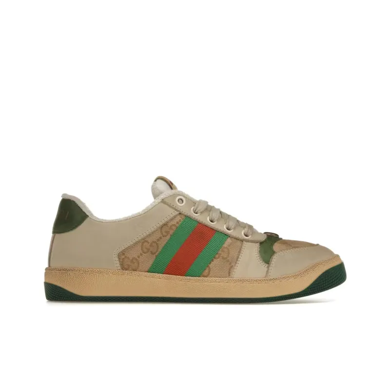 GUCCI Screener Distressed Green Orange Women's-1
