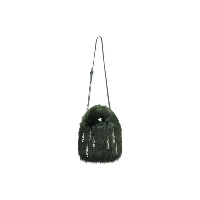 Feng Chen Wang Polyester Shoulder Bag, Crossbody Bag Regular Unisex Green-0