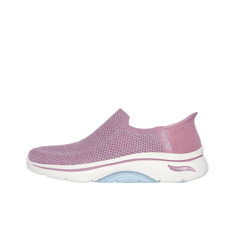 Skechers Slip Ins Breathable And Resilient Low Top Casual Shoes Women's Purple-0