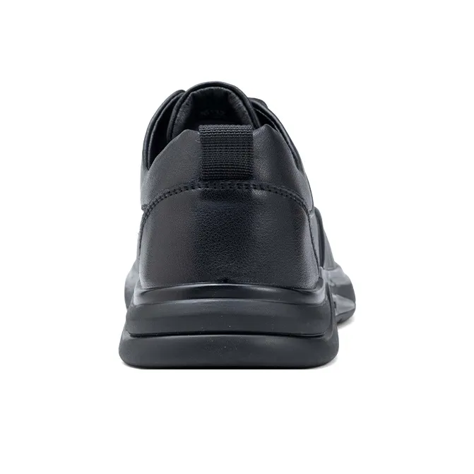 JOSINY Casual Leather Shoes Men's Black Fall And Winter-3
