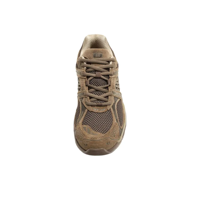 ZARA Low Top Chunky Sneakers Men's Brown-3
