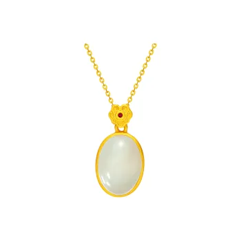 ME LUXE Niche And Delicate Versatile White Jade Women's