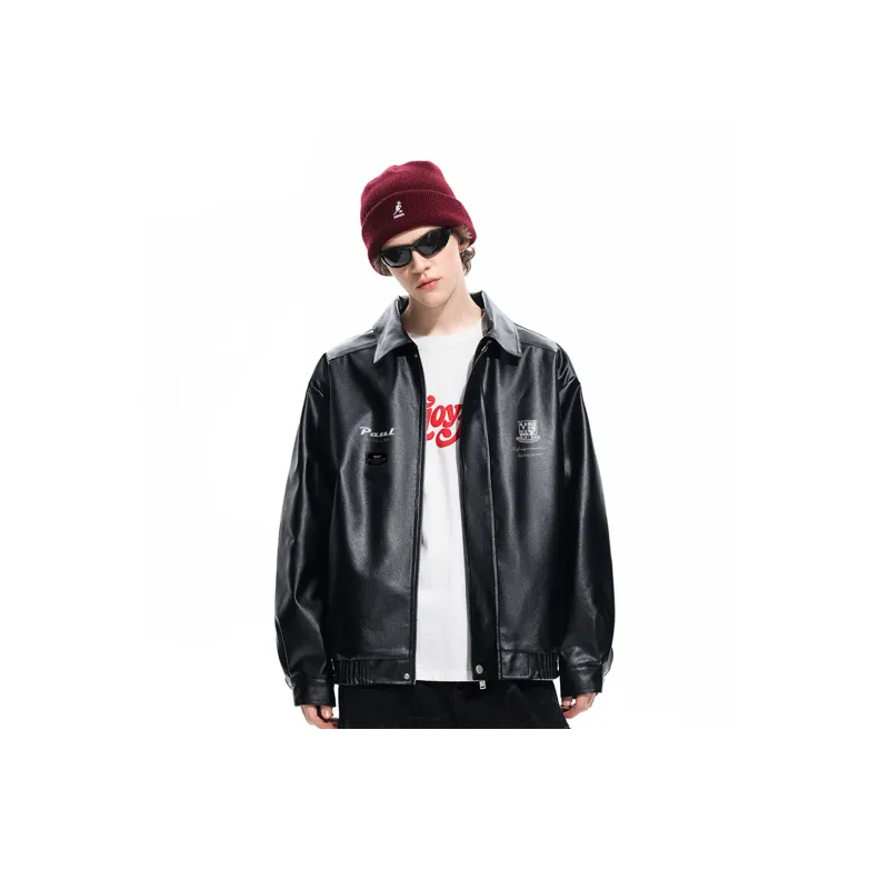 PAUL COSTELLOE Leather Jacket Unisex-3