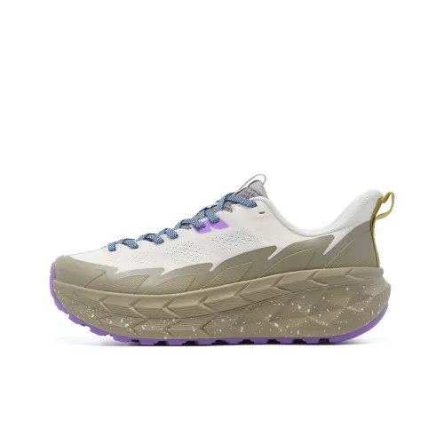 BMAI Expeditioner Land Patrol Running Shoes Unisex Mid Top Sea Sand White/Mocha/Violet