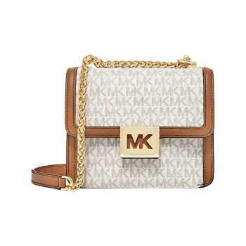 MICHAEL KORS Sonia Artificial Leather Shoulder Bag Women's Vanilla White