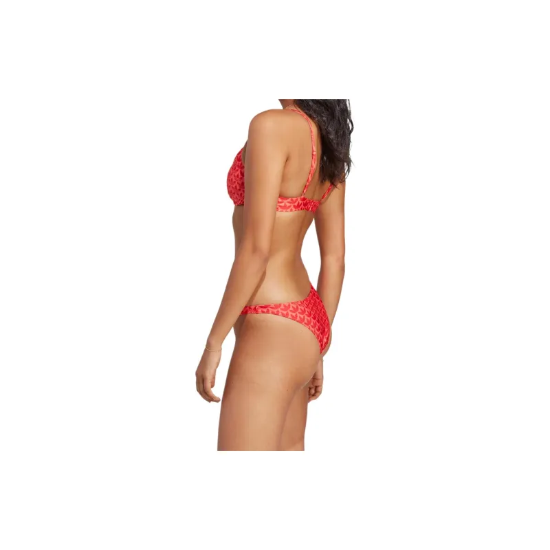 Adidas Originals Monogram Swim Top Two-Piece Swimsuits Women's Red-3