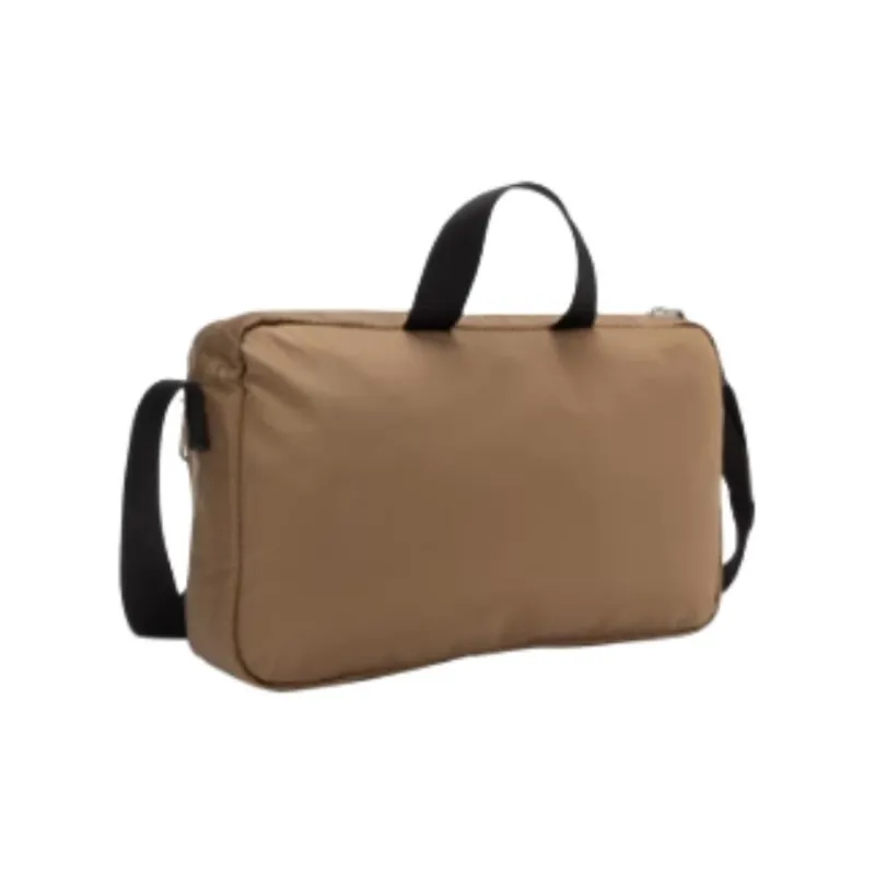 CALVIN KLEIN Fabric Shoulder Bag Crossbody Bag Handbag Medium Size Men's Earth Brown-2
