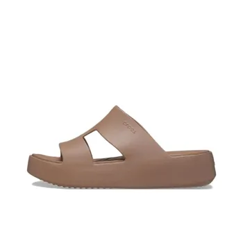 Crocs Slip Resistant Cushioning Slide Slippers Women's Brown