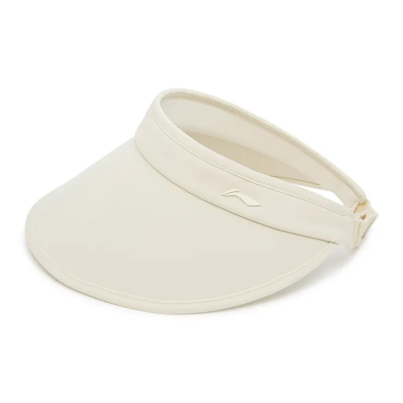 LiNing Running Collection Polyamide, Elastane, Polyester Sun Protection Hats Unisex Ecru-2
