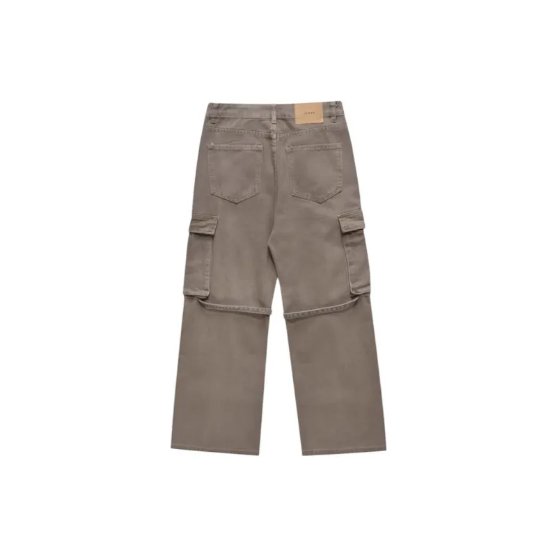 YINLEI Jeans Unisex Orange-1