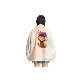 LALABOBO Velvet feel Coat Women's Beige