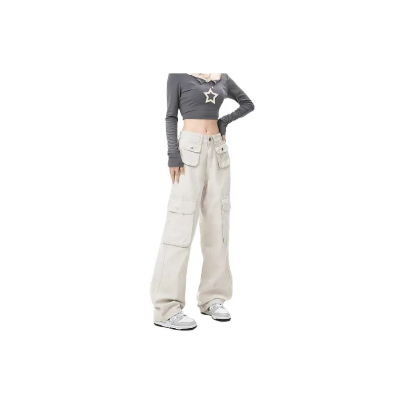 Concubine Zhu Jeans Women's White-3