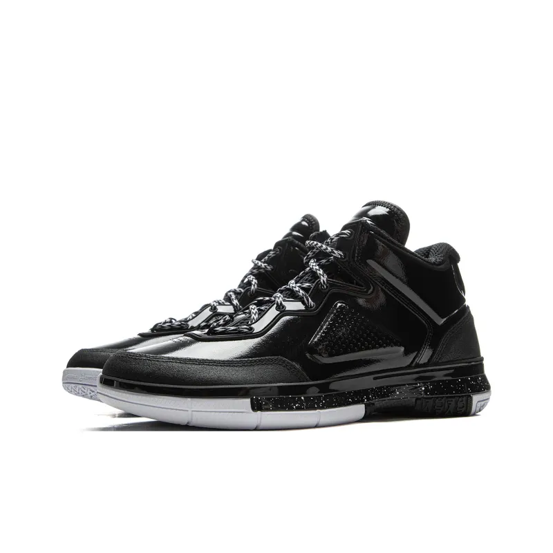 LINING WOW 1 Basketball Shoes Men High Top Black-2