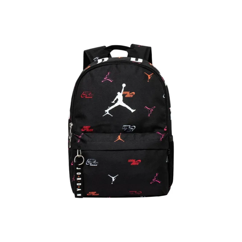 Jordan Polyester Backpack Small Size Unisex Black-0