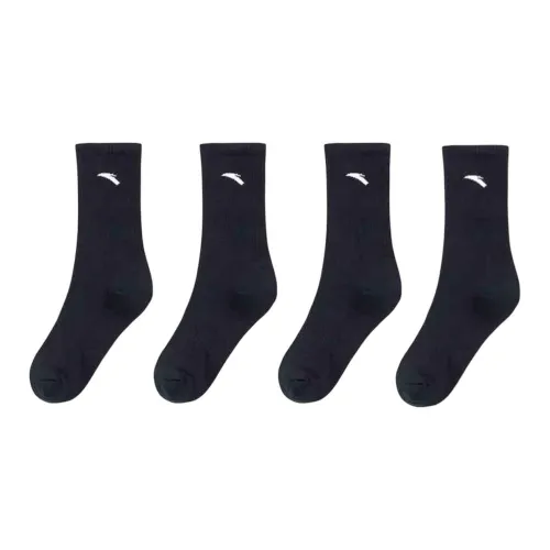 Anta Knee High Socks Men's Black