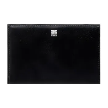 GIVENCHY Antigona Cow Leather Wallet Women's Black