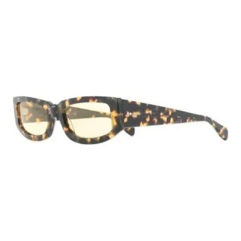 Sunnei Acrylic Irregular Shape Sunglasses Unisex Tortoiseshell