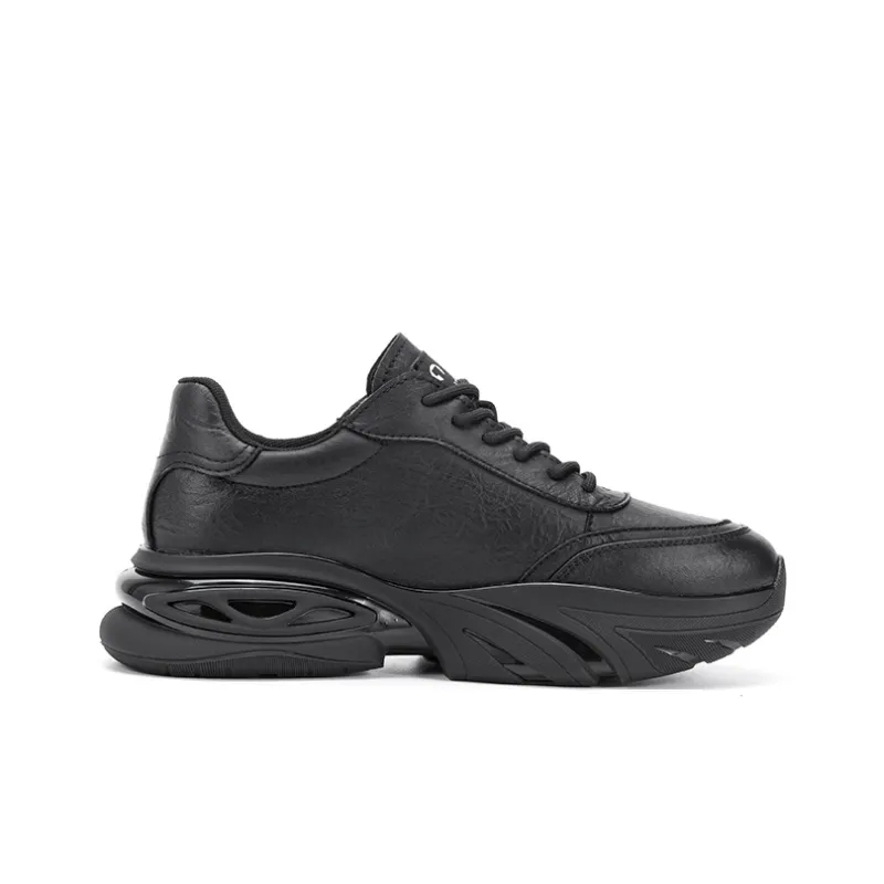 JOSINY Height Increasing Black Warrior Platform Sneakers Men's-1