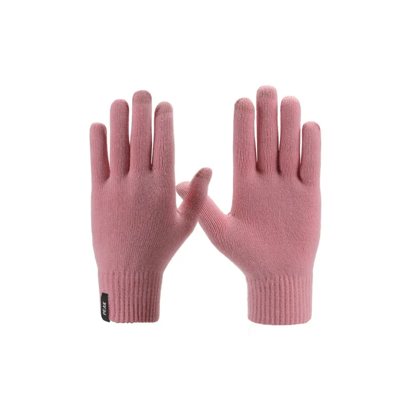PEAK Acrylic Knit Gloves Unisex Multiple Colors-7