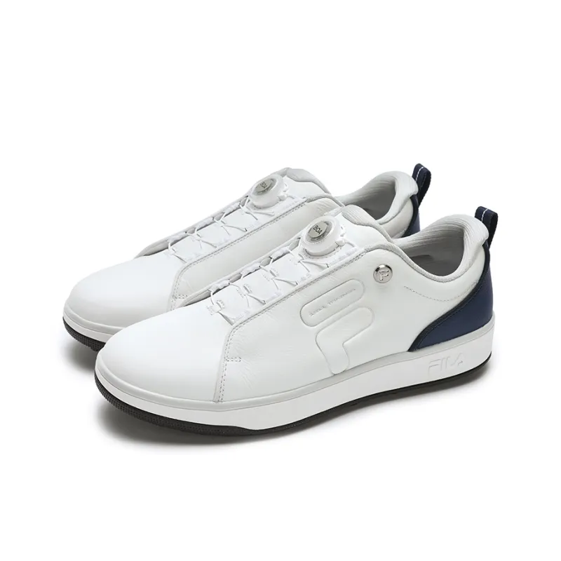 FILA Anti Slip Wear Resistant Low Top Golf Shoes Men's White-2